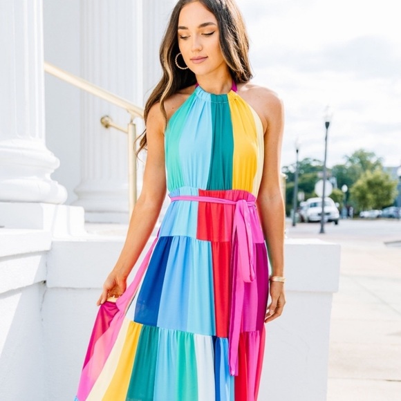 Buddy love Halter Maxi Dress - Picture 3 of 13